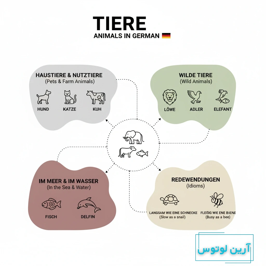 حیوانات به آلمانی