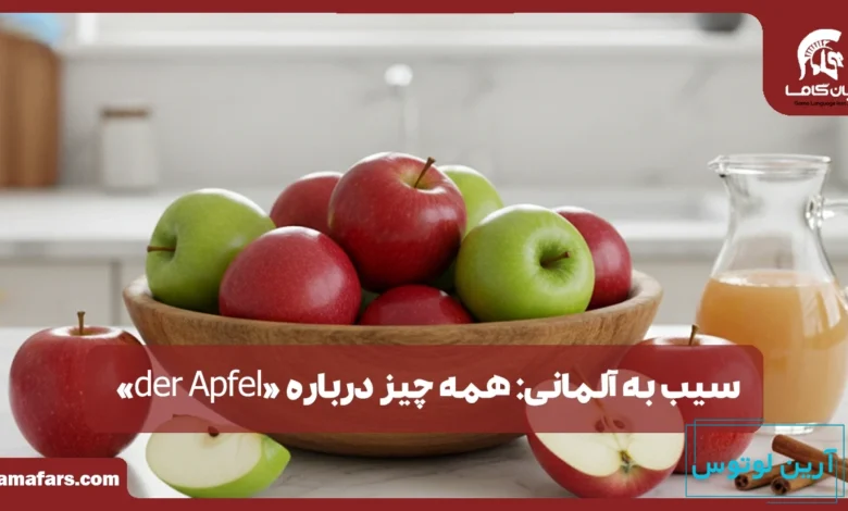 سیب به آلمانی