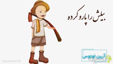 ضرب المثل بیلش را پارو کرده