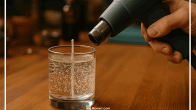 آموزش از بین بردن حباب پارافین ژله‌ای (+ ویدئو)