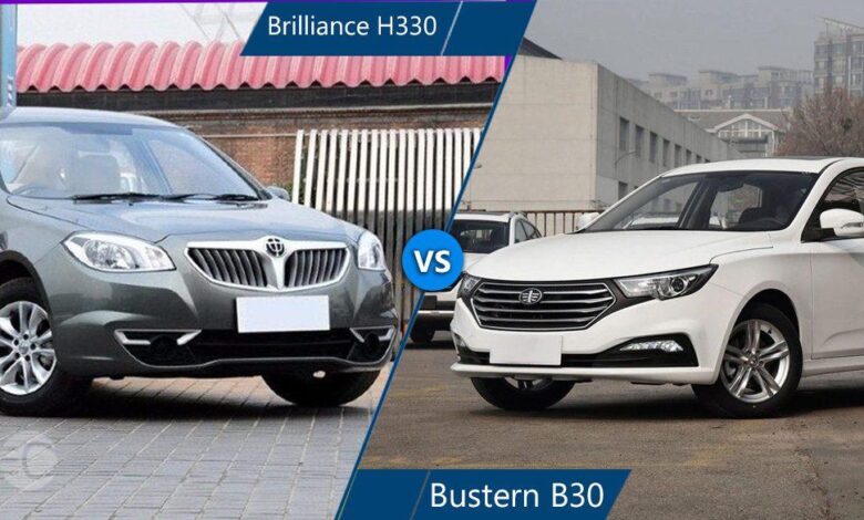 مقایسه بسترن بی 30 و برلیانس اچ 330