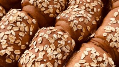 نان رول قهوه ای