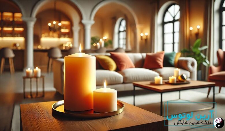 معنی رنگ شمع ها در فنگ شویی