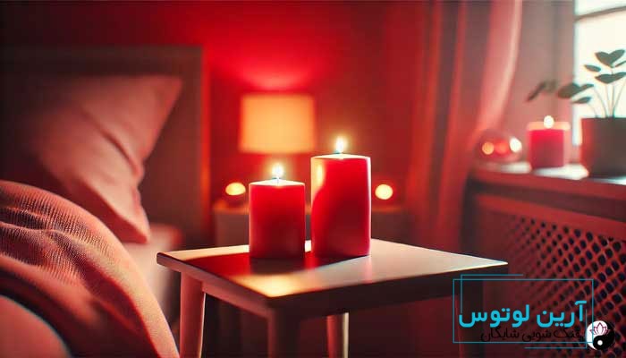 معنی رنگ قرمز شمع در فنگ شویی