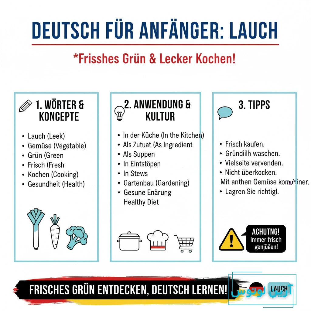 سبزی تره به آلمانی