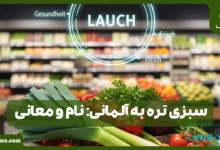 سبزی تره به آلمانی