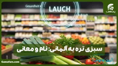 سبزی تره به آلمانی