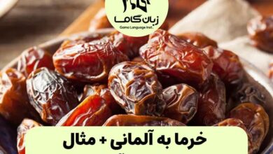 خرما به آلمانی