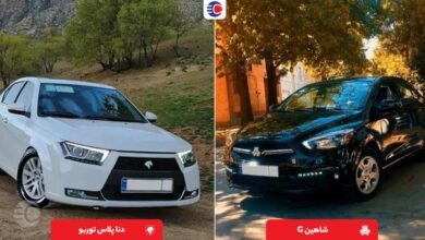 مقایسه دنا پلاس توربو و شاهین سایپا