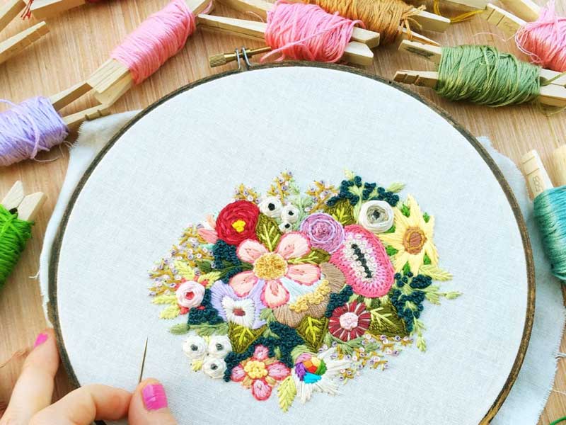 تفاوت وسایل شماره دوزی و گلدوزی