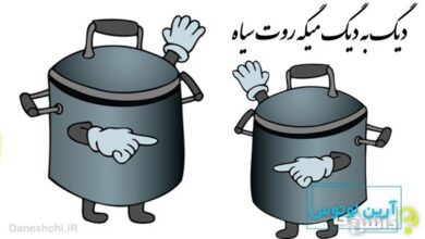 دیگ به دیگ میگه روت سیاه