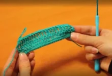 پایه دوبل در قلاب بافی