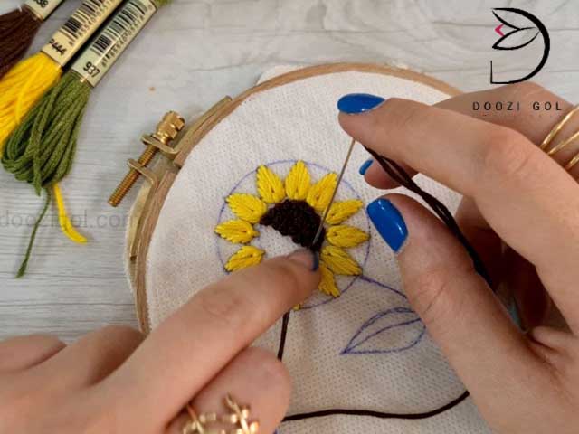 آموزش گلآرین لوتوس آفتاب گردان ساده و برزیلی