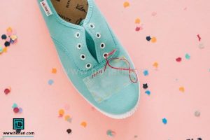 طرح شماره دوزی روی کفش