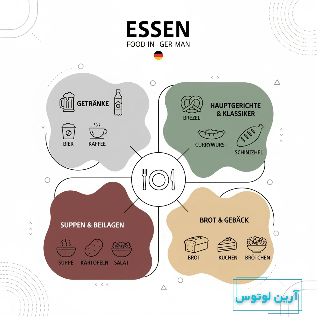 غذا به آلمانی