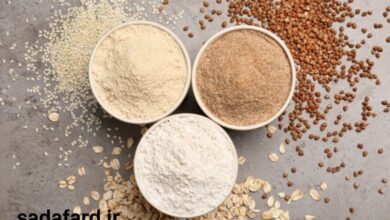 استفاده از آرد بدون گلوتن در غذاها