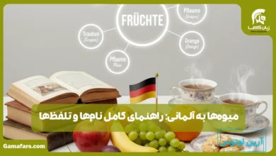 میوه‌ها به آلمانی