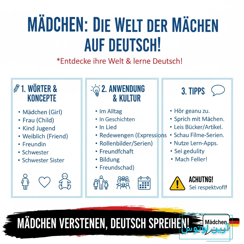 دختر به آلمانی