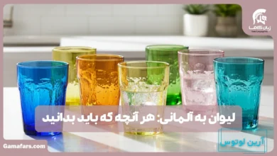 لیوان به آلمانی