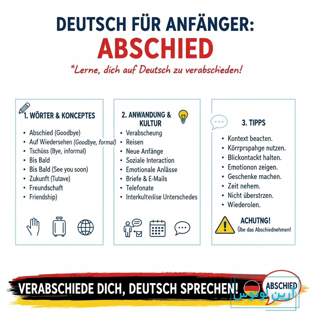 خداحافظ به آلمانی