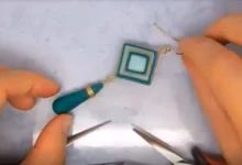 آموزش ساخت گوشواره با خمیر پلیمری