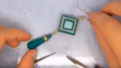 آموزش ساخت گوشواره با خمیر پلیمری