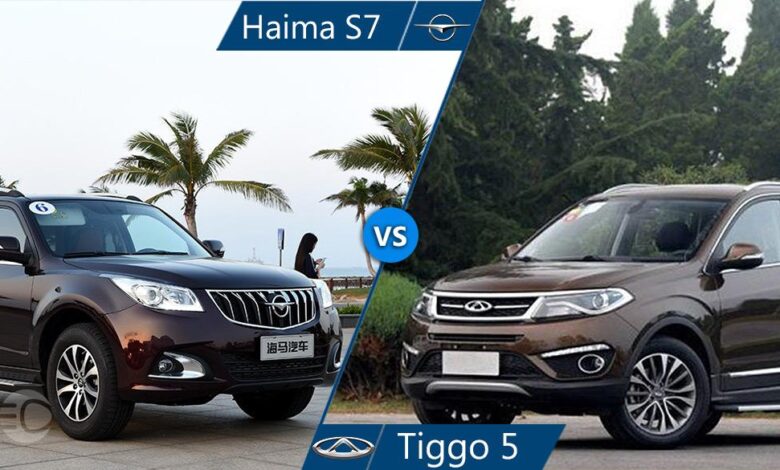 مقایسه تیگو 5 و هایما s7