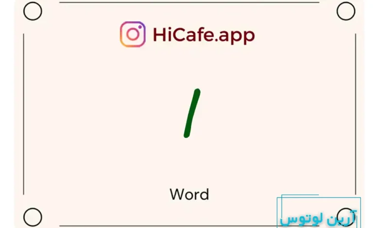 Meaning and usage of I word
