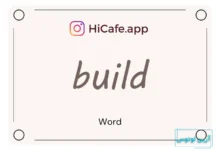 Meaning and usage of build word
