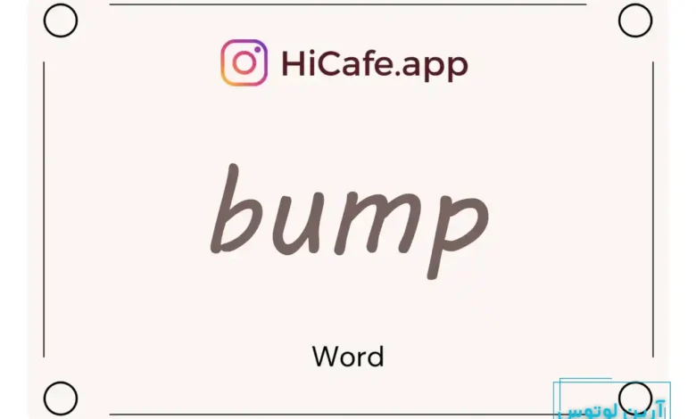 Meaning and usage of bump word