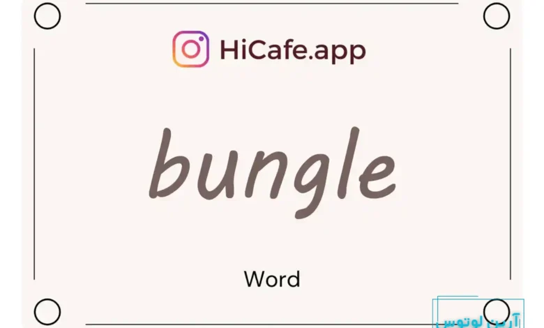 Meaning and usage of bungle word
