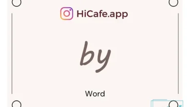 Meaning and usage of by word