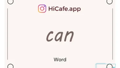 Meaning and usage of can word
