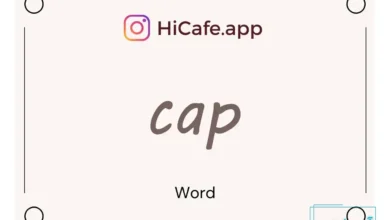Meaning and usage of cap word