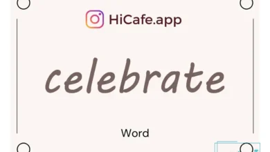 Meaning and usage of celebrate word
