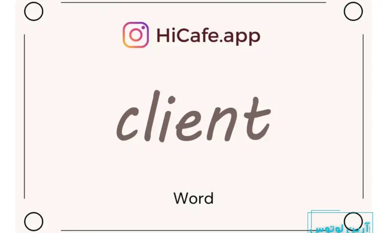 Meaning and usage of client word