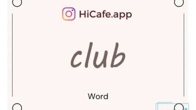 Meaning and usage of club word