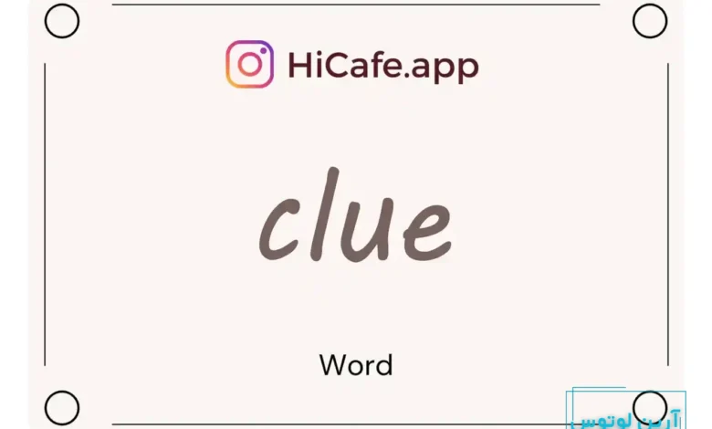 Meaning and usage of clue word