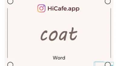Meaning and usage of coat word