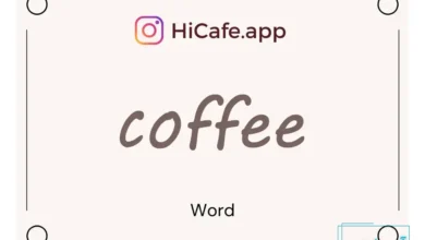Meaning and usage of coffee word