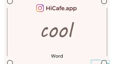 Meaning and usage of cool word