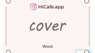 Meaning and usage of cover word