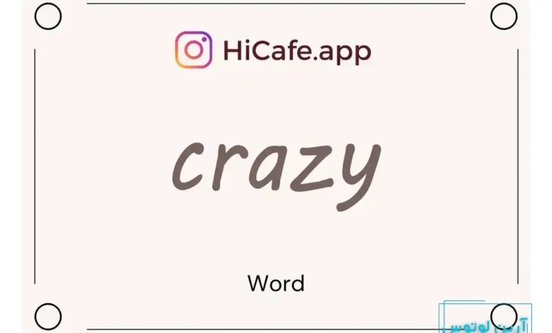 Meaning and usage of crazy word