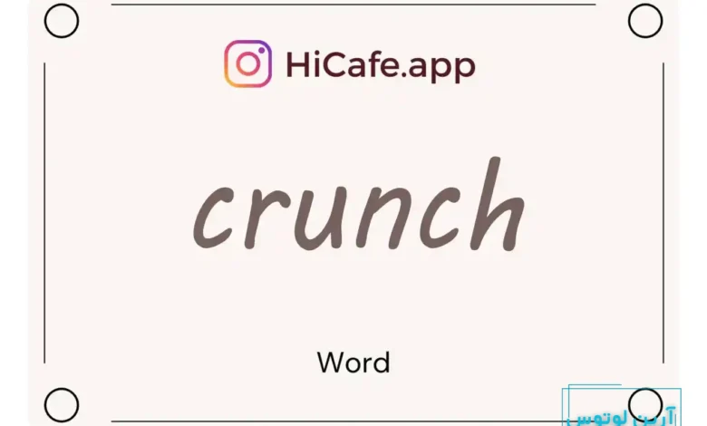 Meaning and usage of crunch word