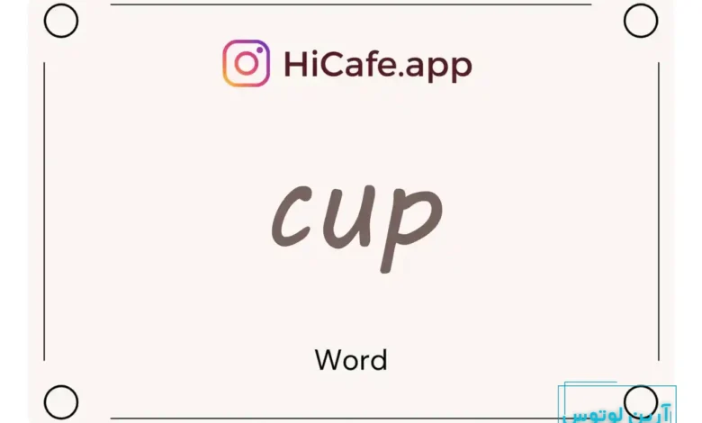 Meaning and usage of cup word