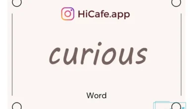 Meaning and usage of curious word