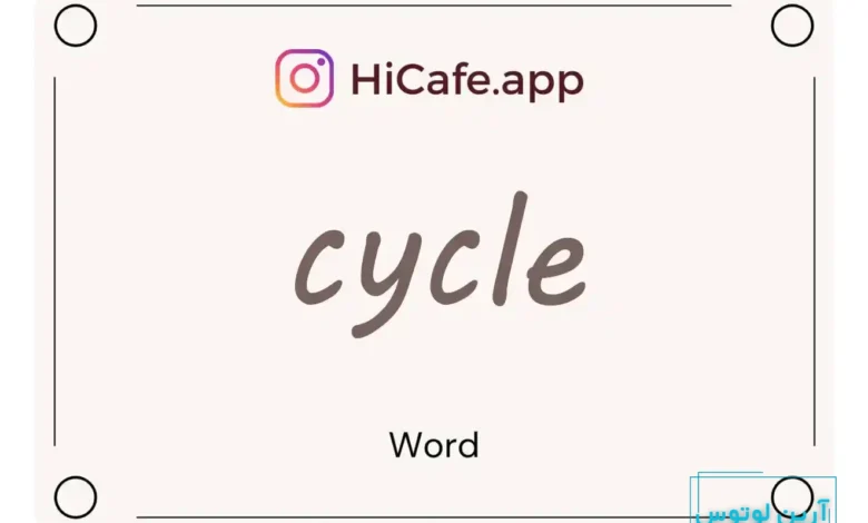 Meaning and usage of cycle word