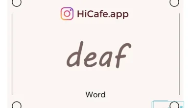 Meaning and usage of deaf word