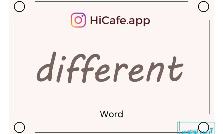 Meaning and usage of different word