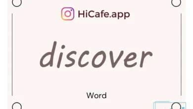 Meaning and usage of discover word